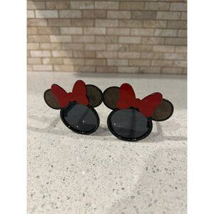Sun-Staches Disney Minnie Mouse Lil Characters Black Sparkles Costume Sunglasses